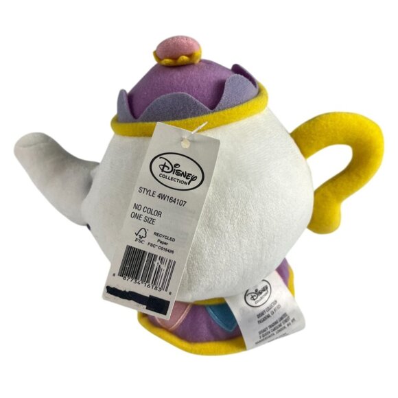 Disney Mrs. Potts 6" Inch Plush Stuffed Toy One Size Beauty & the Beast Tea Pot - Picture 2 of 9